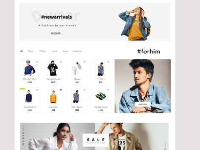 Online Fashion Store UI