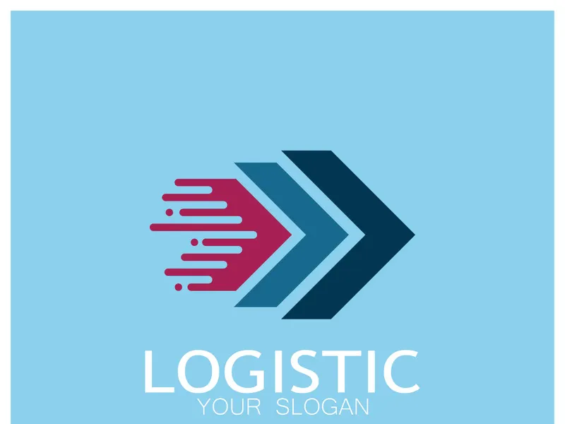 logistics logo icon illustration vector design  distribution symbol  delivery of goods  economy  finance