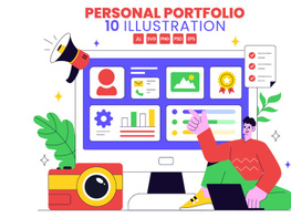 10 Personal Portfolio Illustration preview picture