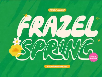 Frazel Spring | Fun Hand Drawn Font