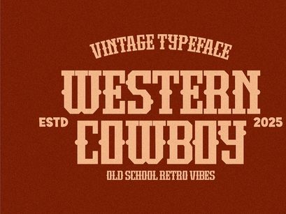 True Story - Western Slab Serif Font