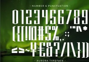 Aurora - Condensed Sans Serif