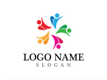 Community logo and symbol vector icon template