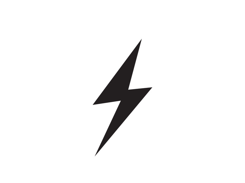 Strom Thunderbolt Template vector icon illustration design