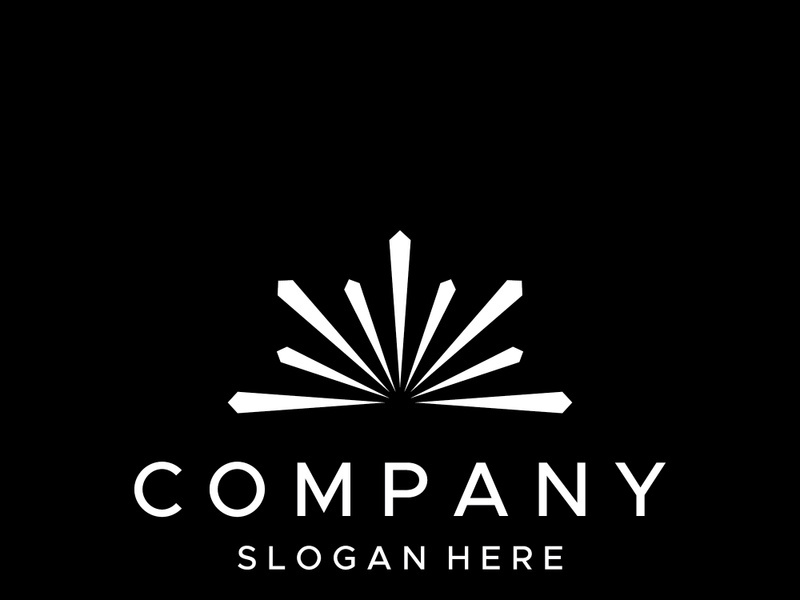 Colorful fireworks splash abstract logo design