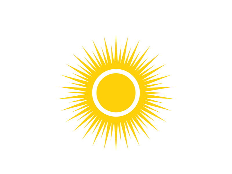 Sun Vector illustration Icon