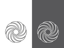 vortex vector illustration icon logo template design