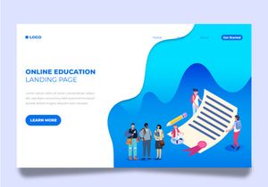 School landing page