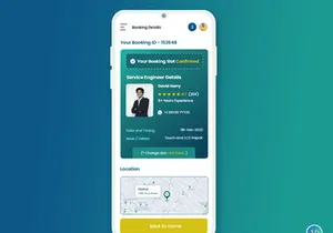 Doorstep Mobile and Tablet Repair Services Mobile App UI Kit