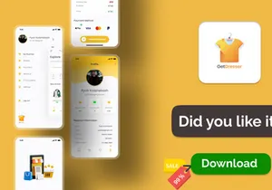 E-Commerce Shop Mobile App UI Kit - Figma UI Kit - GetDresser