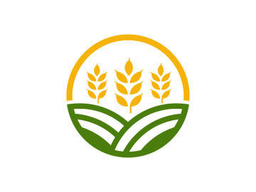 Agriculture wheat rice icon illustration preview picture