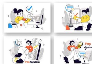 6 POS System Illustration