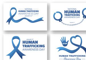 12 Human Trafficking Awareness Day Illustration