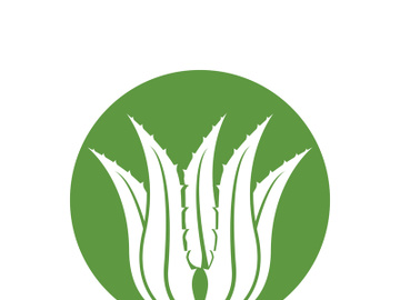 Aloe Vera logo icon design symbol beauty skin care preview picture