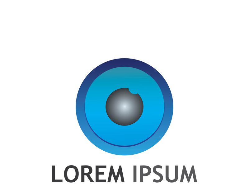 Eye logo with modern concept.