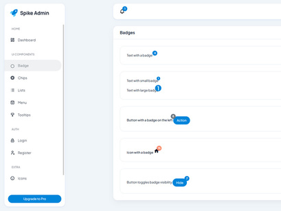 Spike Angular Free Admin Dashboard Template