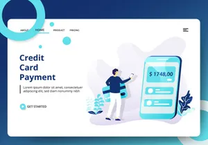 Credit And Loan Landing page template vol 1