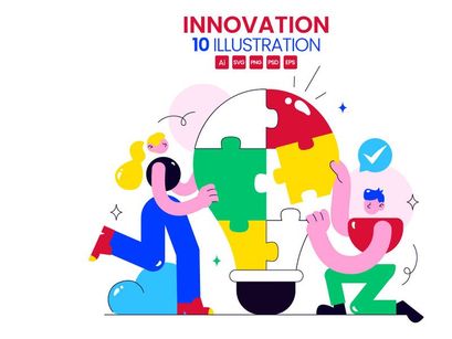 10 Innovation Technology Illustration