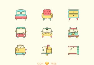 Sketch Icons - free pack