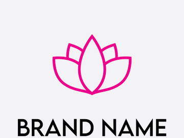 Lotus logo design preview picture