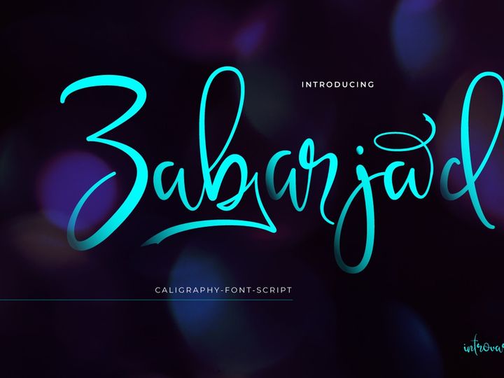 Free Zabarjad Script Font