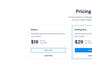 Pricing Web UI KIT