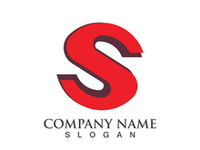 Business corporate S letter logo design vector