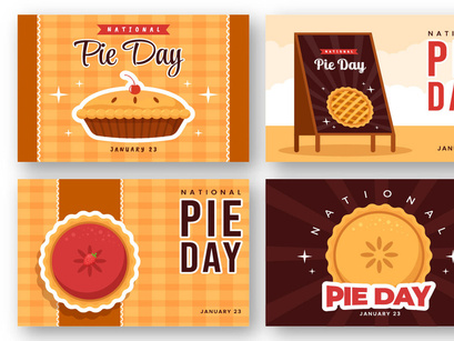 13 National Pie Day Illustration