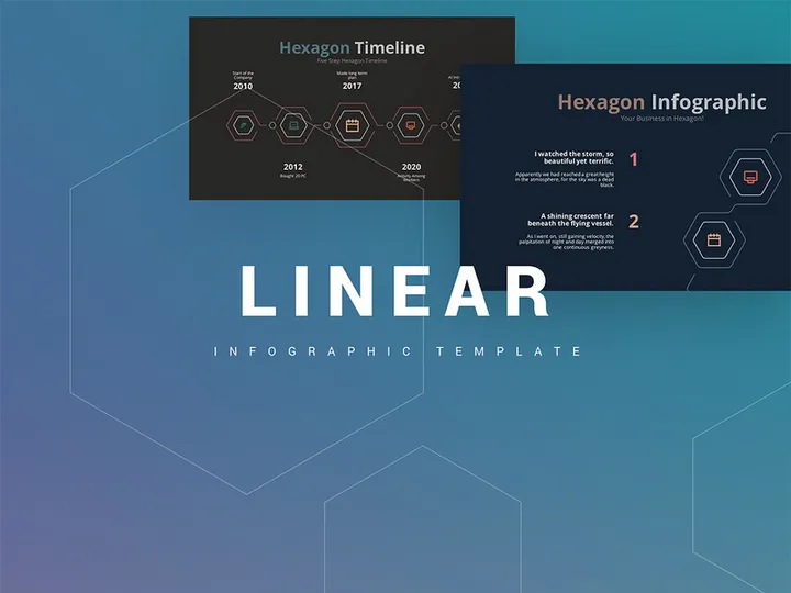 Linear Infographic Template [Free]
