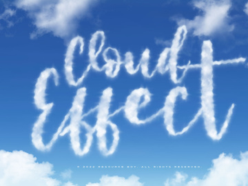 Free Cloud Text Effect preview picture