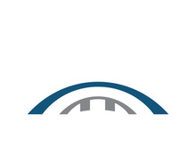 Bridge building Logo Design Template Vector Icon