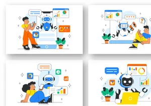 10 AI Powered Tools Illustration