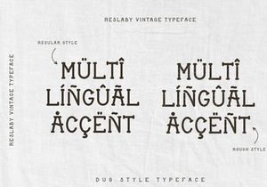 Reslaby - Vintage Typeface