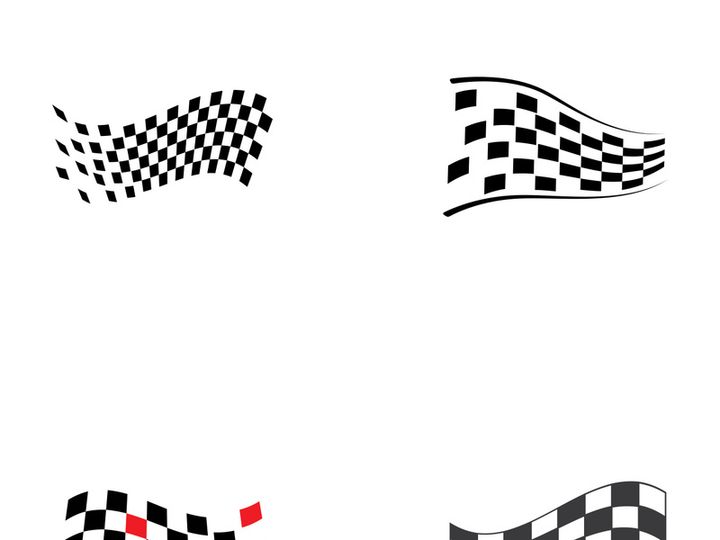 Race flag logo