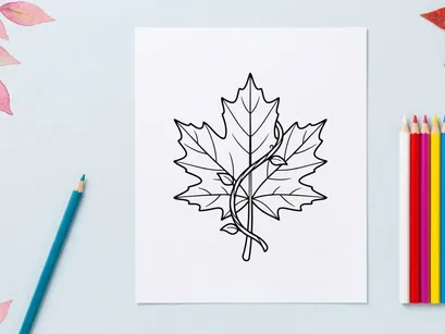 Cozy autumn scene with a warm blanket and fall leaves. Relaxing outdoor setting for seasonal lifestyle imagery.