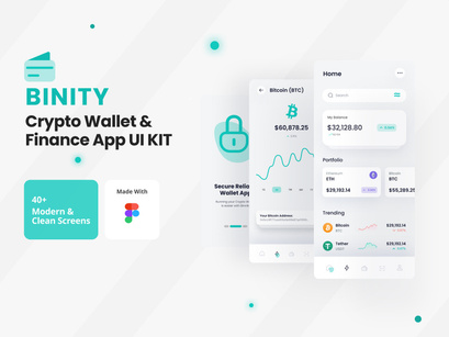 Binity - Crypto Wallet And Finance App UI Kit