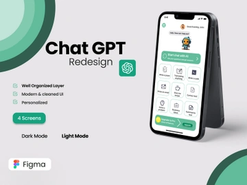 Chat GPT IOS UI KIT preview picture