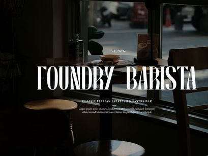 Moderica | Modern Serif Font