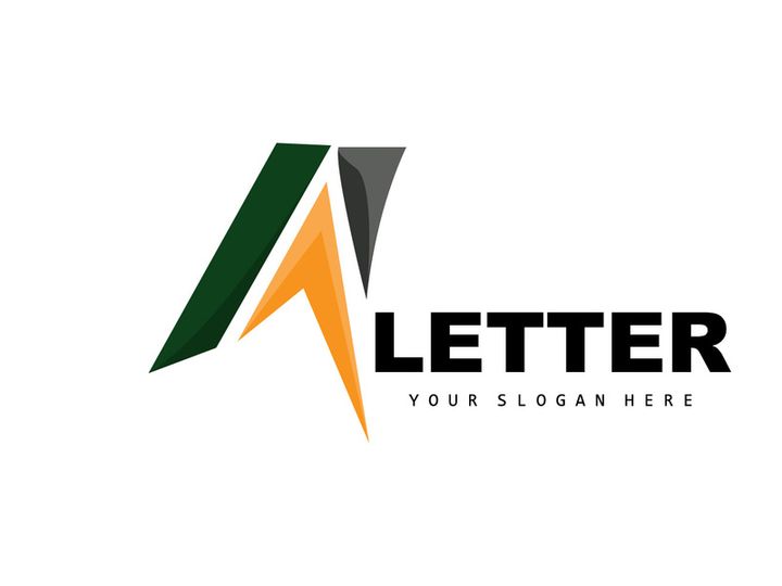 A Letter Logo, Letter Logotype Vector