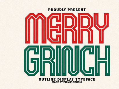 Merry Grinch - Outline Display