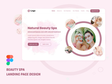 Beauty Spa Landing Page Design preview picture
