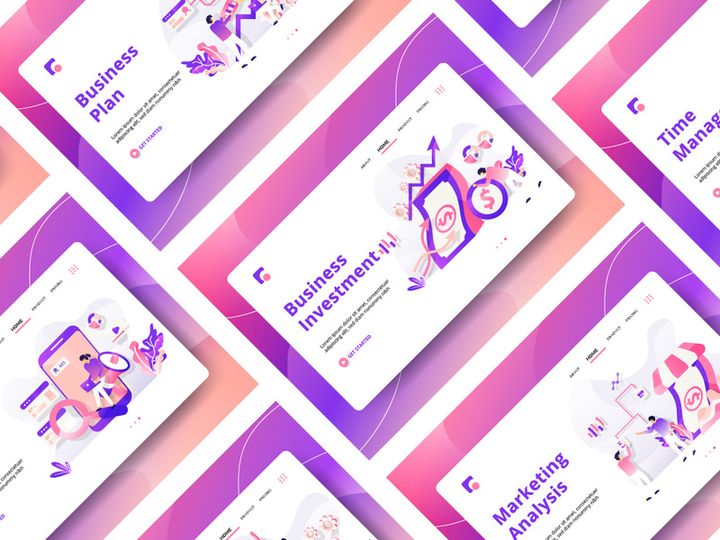 Business Marketing Landing Page Vol 2