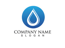 Water drop Logo Template vector