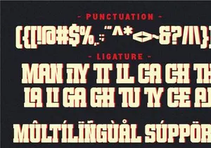 Snowman Varsity - Condensed Slab Serif