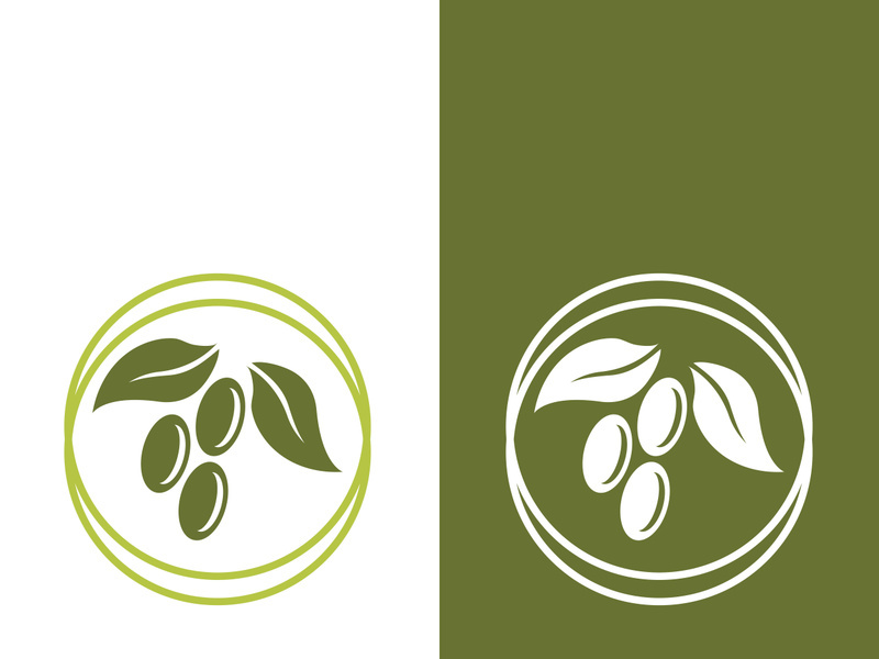 olive icon vector illustration design template