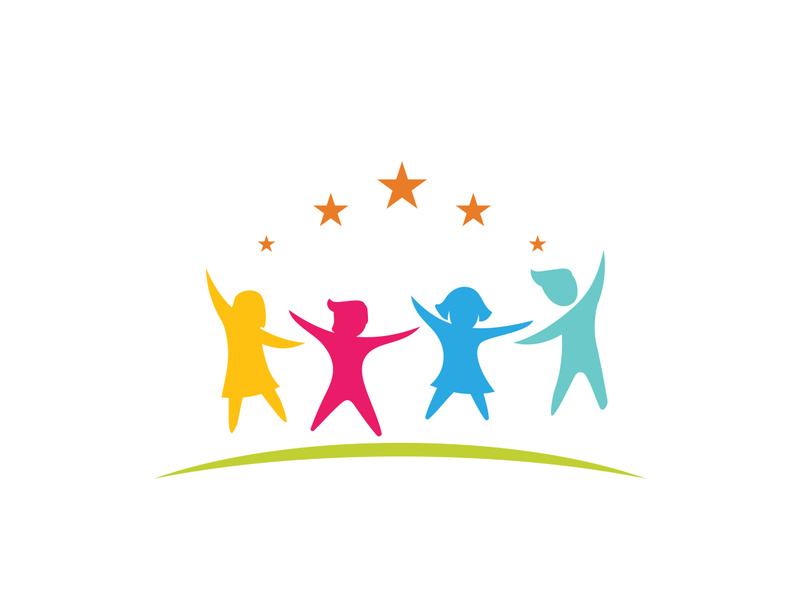 Kids concept illustration design