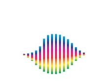 Sound waves vector illustration design template