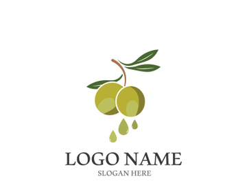 Extra virgin olive oil logo icon design vector illustration preview picture