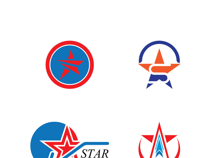 Star vector icon illustration design template