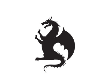Dragon icon vector illustration design preview picture